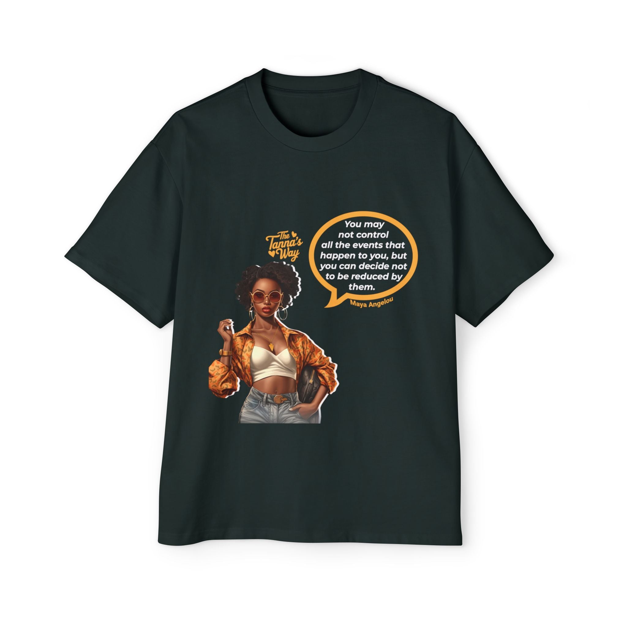 Maya Angelou | Men's Heavy Oversized Tee